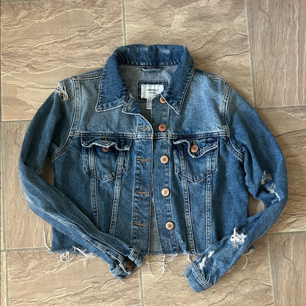 Forever 21 Blue Denim Jacket